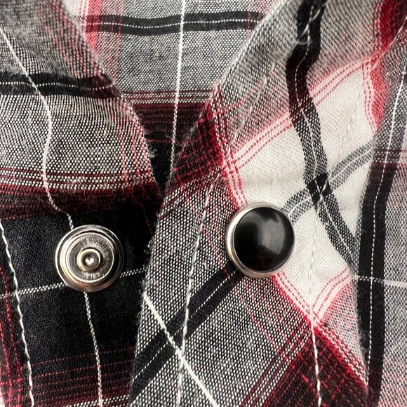 Roper Short Sleeve Snap Button Size L 12-14 - Picture 5 of 5